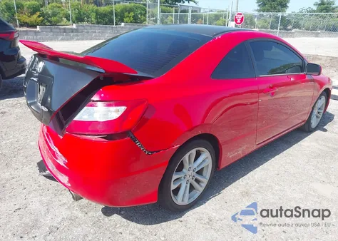 2006 Honda Civic Si из США, поврежденный, VIN 2HGFG21506H709397